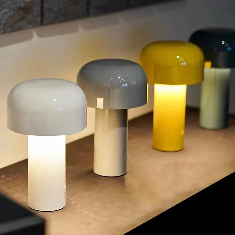 Rechargeable Minimal Mushroom Desk Lamp