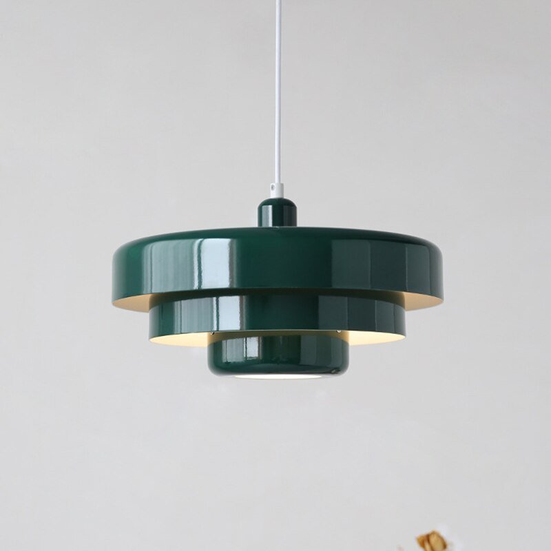 Retro Danish Style Orange Pendant Light