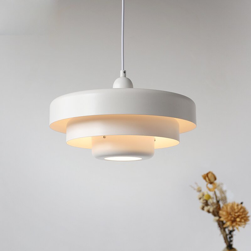 Retro Danish Style Orange Pendant Light