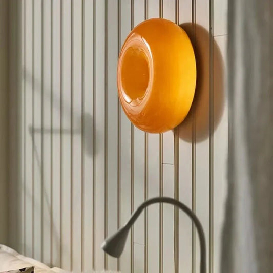 Retro Donut Shape Table & Wall Lamp