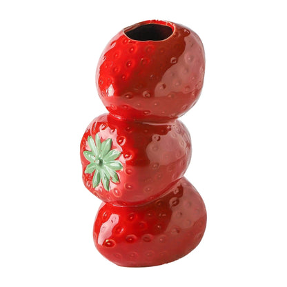 Fruit-Inspired Decorative Vase – Playful and Unique Vase for Floral Arrangements and Home Decor