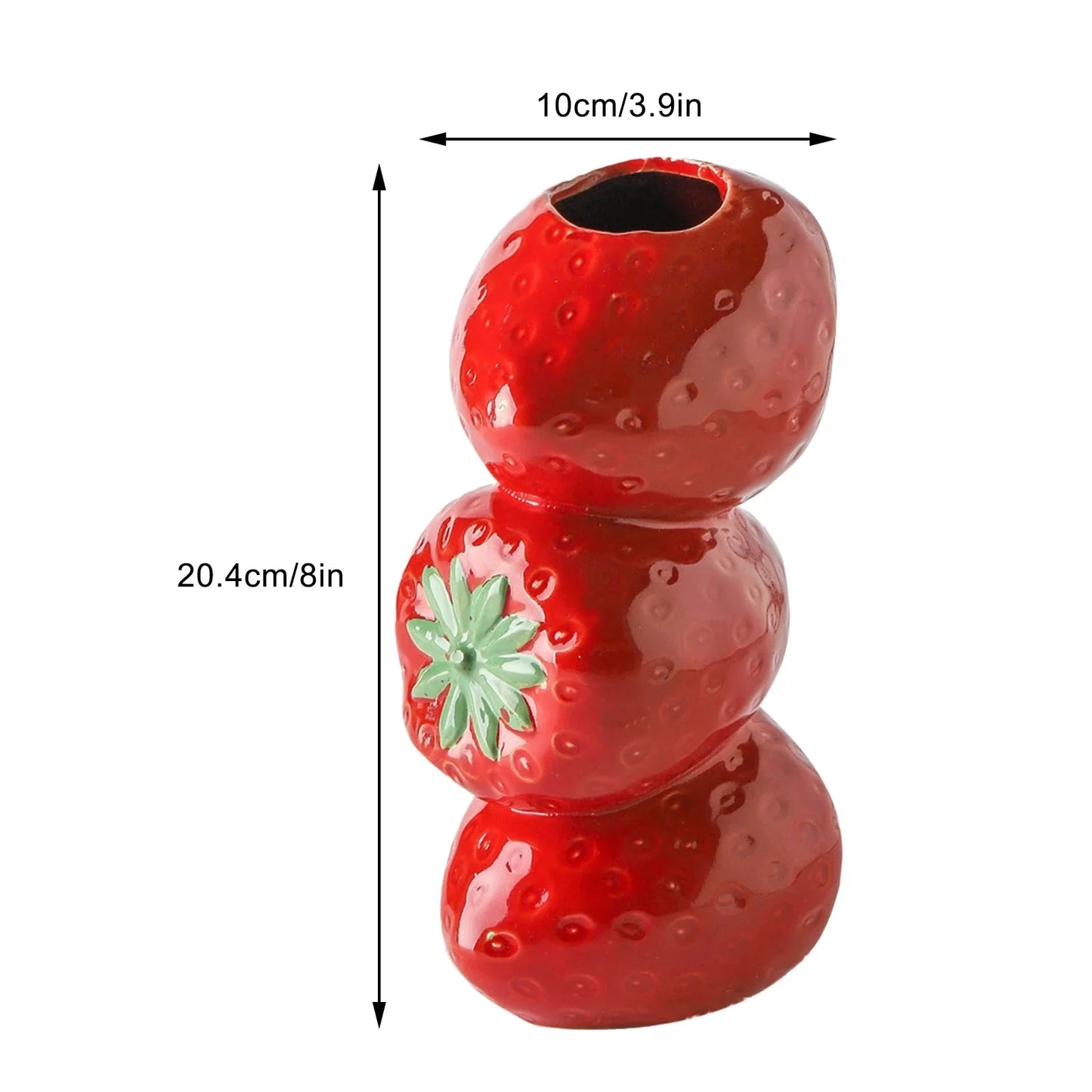 Fruit-Inspired Decorative Vase – Playful and Unique Vase for Floral Arrangements and Home Decor