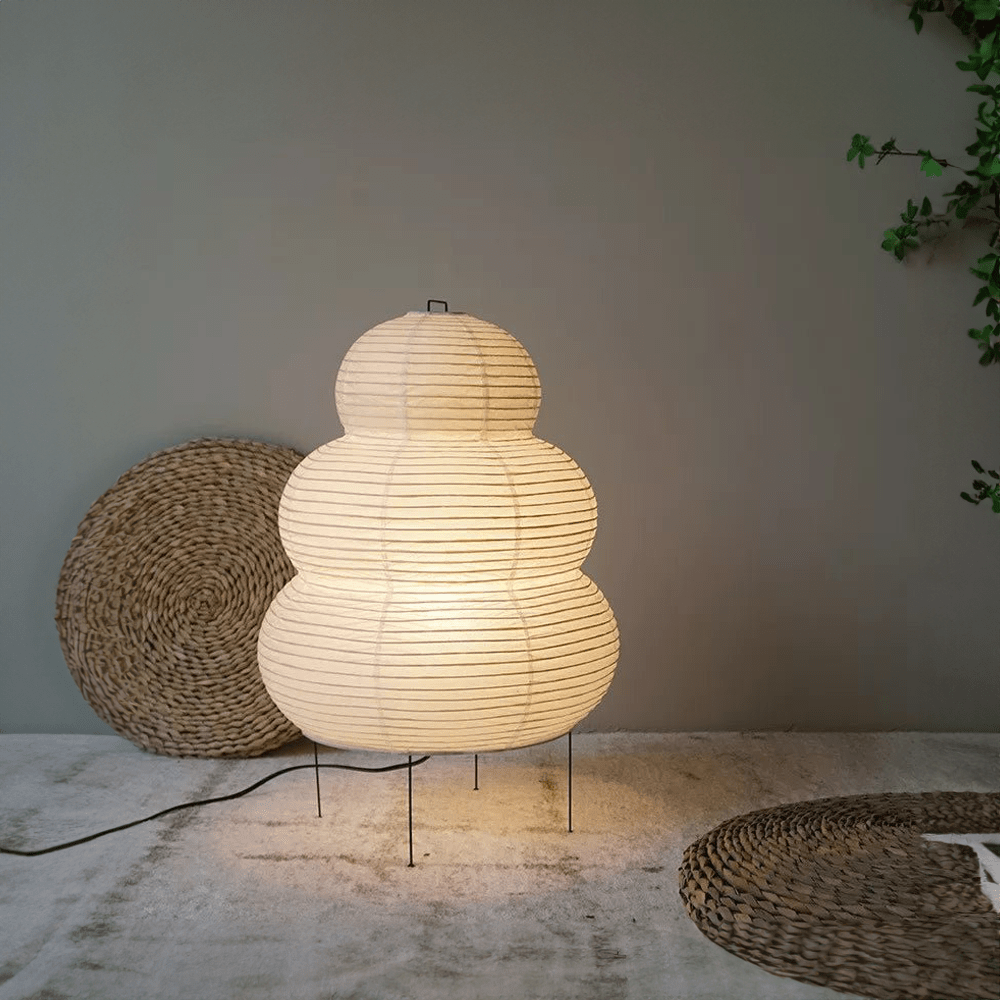 Serenity Rice Paper Yekou Lantern Floor Lamp